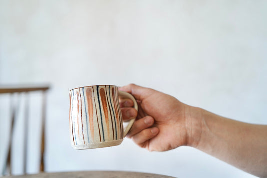 瀬戸本業窯×ますきち オリジナルコーヒーマグカップ