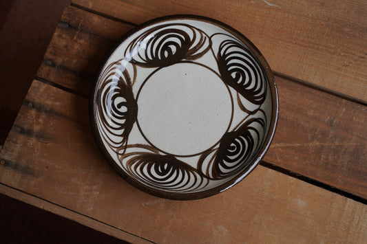 瀬戸本業窯|馬の目皿(6.5寸)