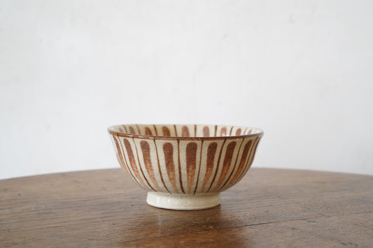 瀬戸本業窯|麦藁手 飯碗(小)