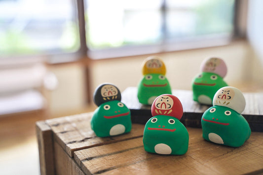 玩具工房|蛙乗りだるま