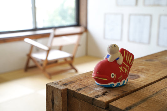 玩具工房|鯛乗り童子
