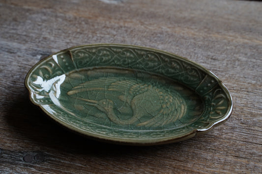 S U I Y O | 【陽刻】オーバルSS (鶴)