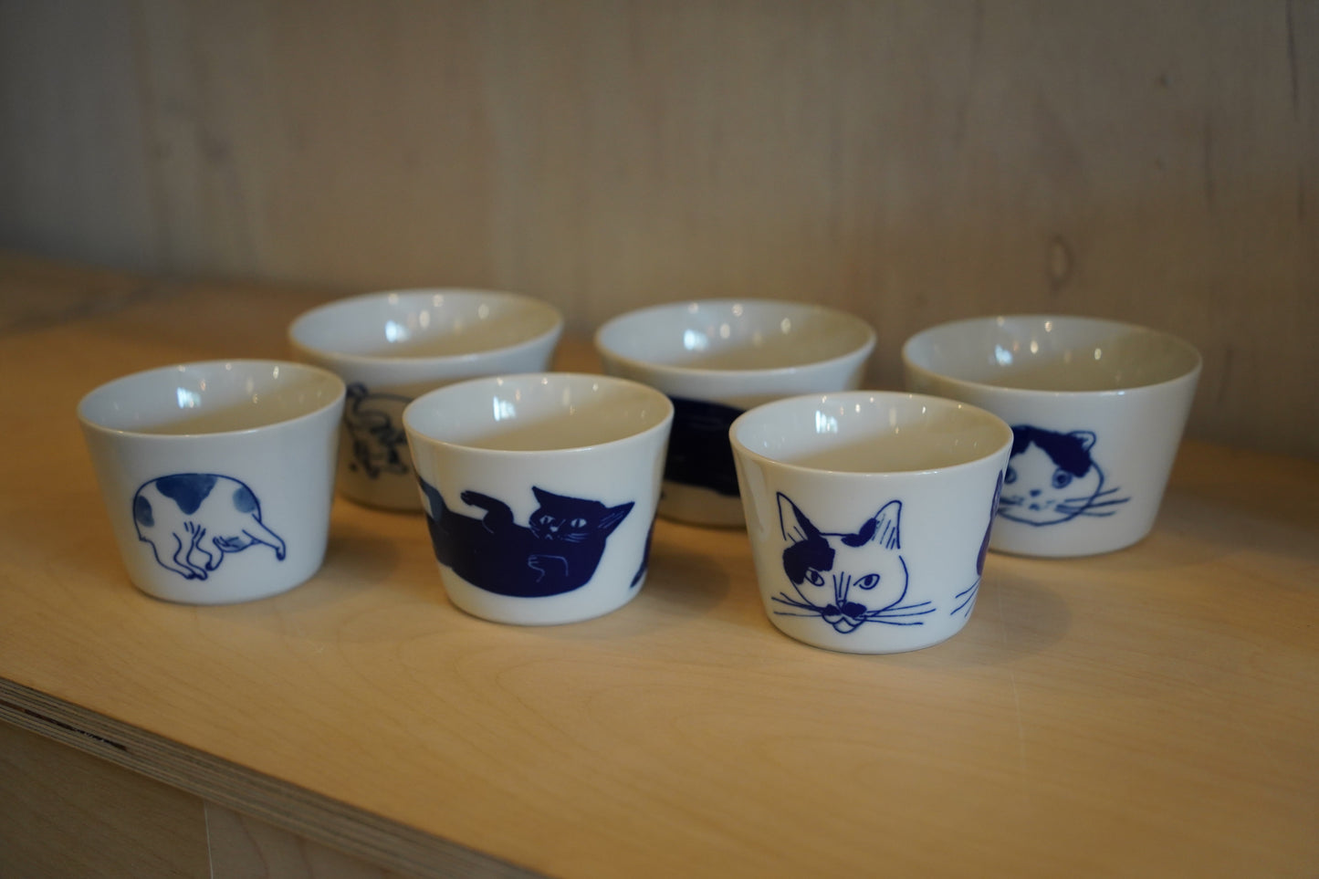 双寿園|ねこシリーズ うどん猪口