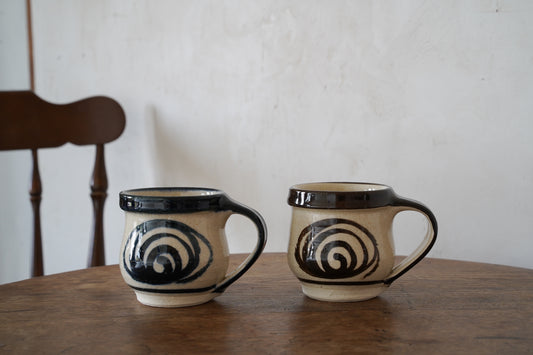 瀬戸本業窯|馬の目 マグカップ