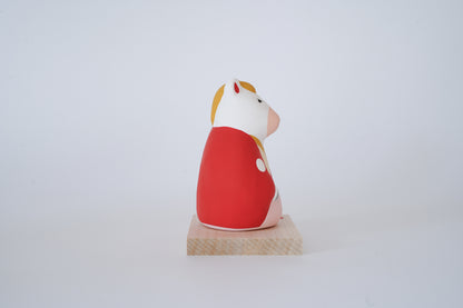 玩具工房｜開運招き午（左手・人）