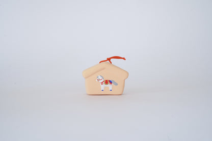 玩具工房｜開運午土鈴（絵馬）