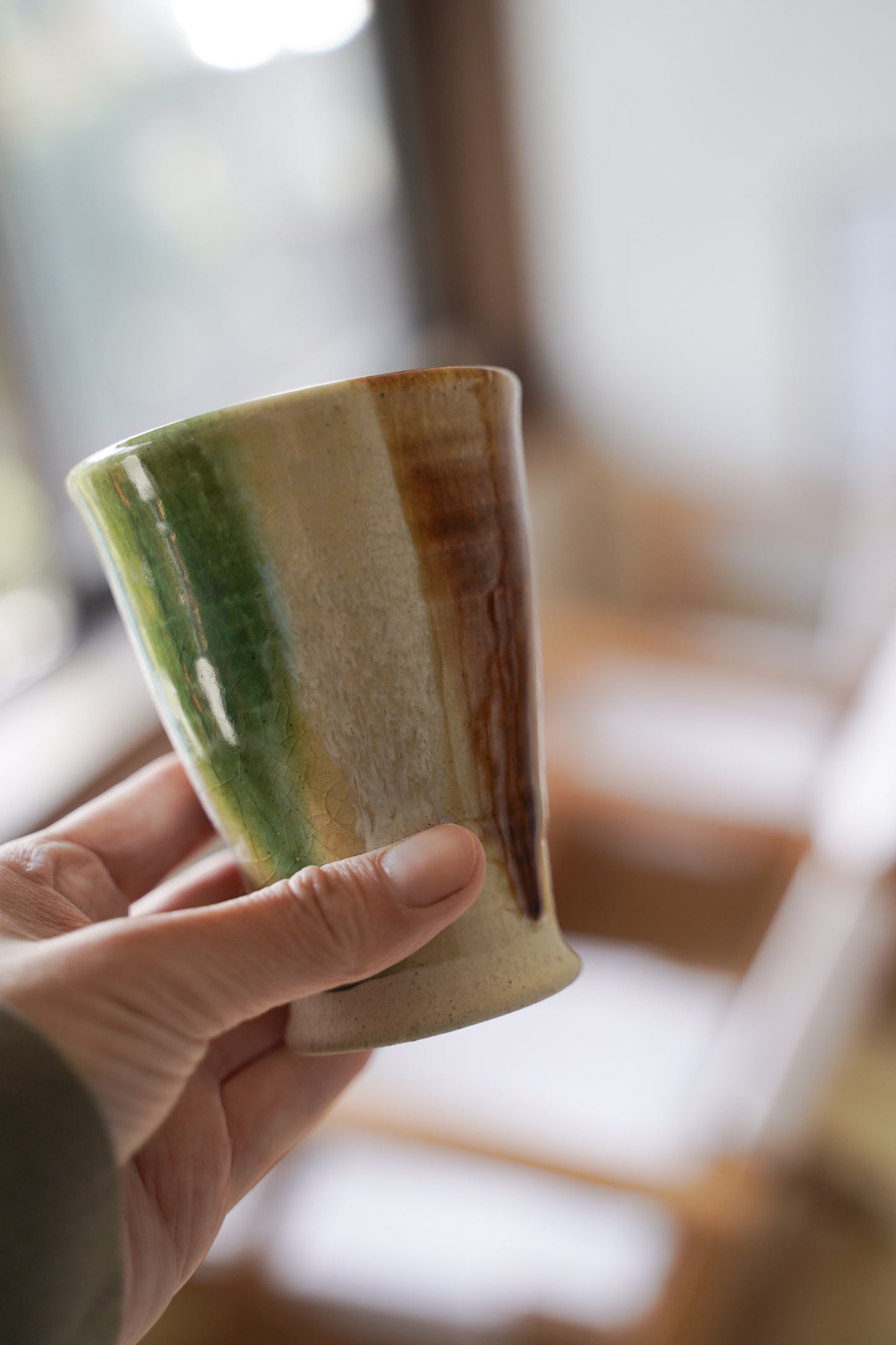 瀬戸本業窯｜三彩タンブラー