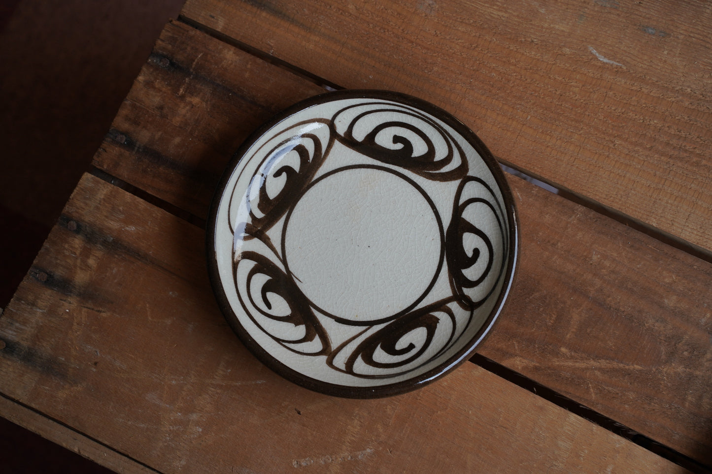 瀬戸本業窯｜馬の目皿（5寸）　