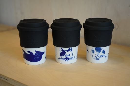 双寿園｜ねこシリーズ　Lid-cup