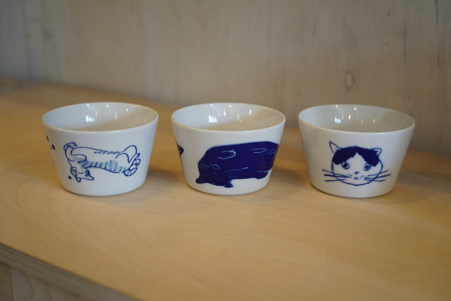 双寿園｜ねこシリーズ　うどん猪口