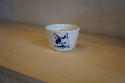 双寿園｜ねこシリーズ　うどん猪口