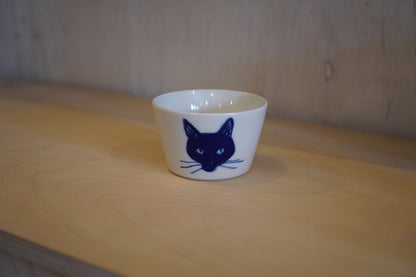 双寿園｜ねこシリーズ　うどん猪口