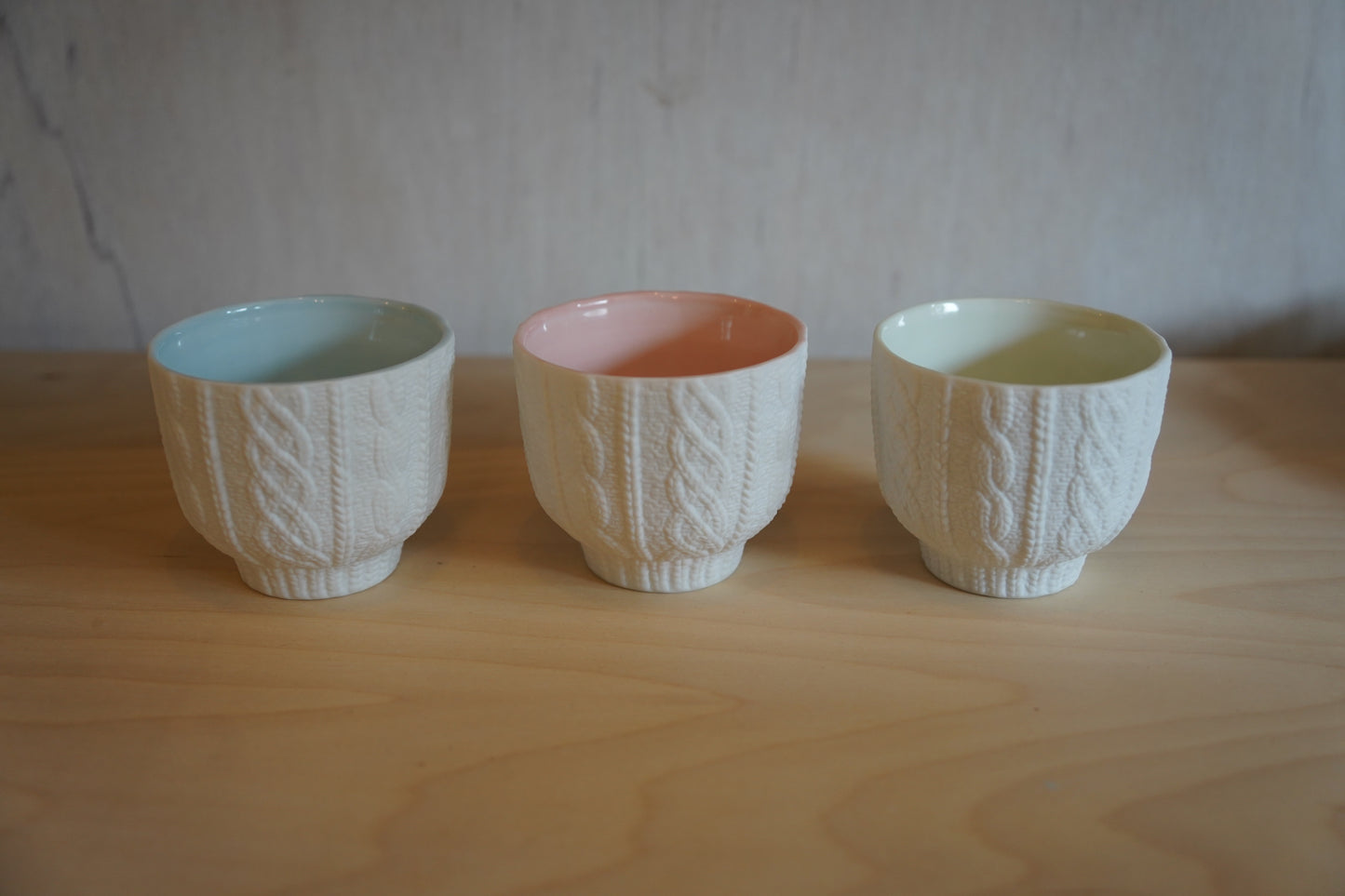 M.M.Yoshihashi | Trace Face cup　Knit wear