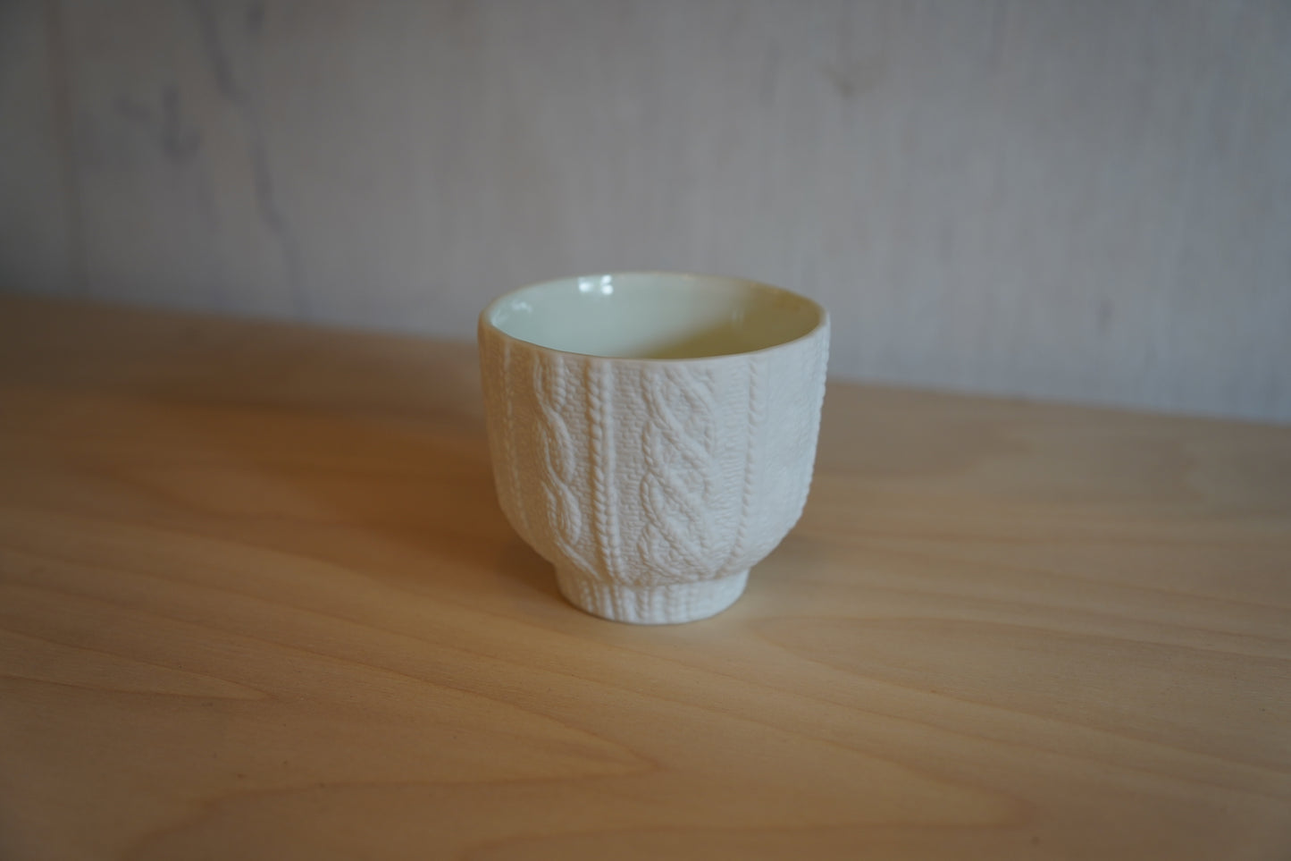 M.M.Yoshihashi | Trace Face cup　Knit wear