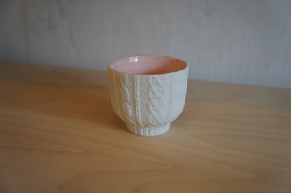 M.M.Yoshihashi | Trace Face cup　Knit wear