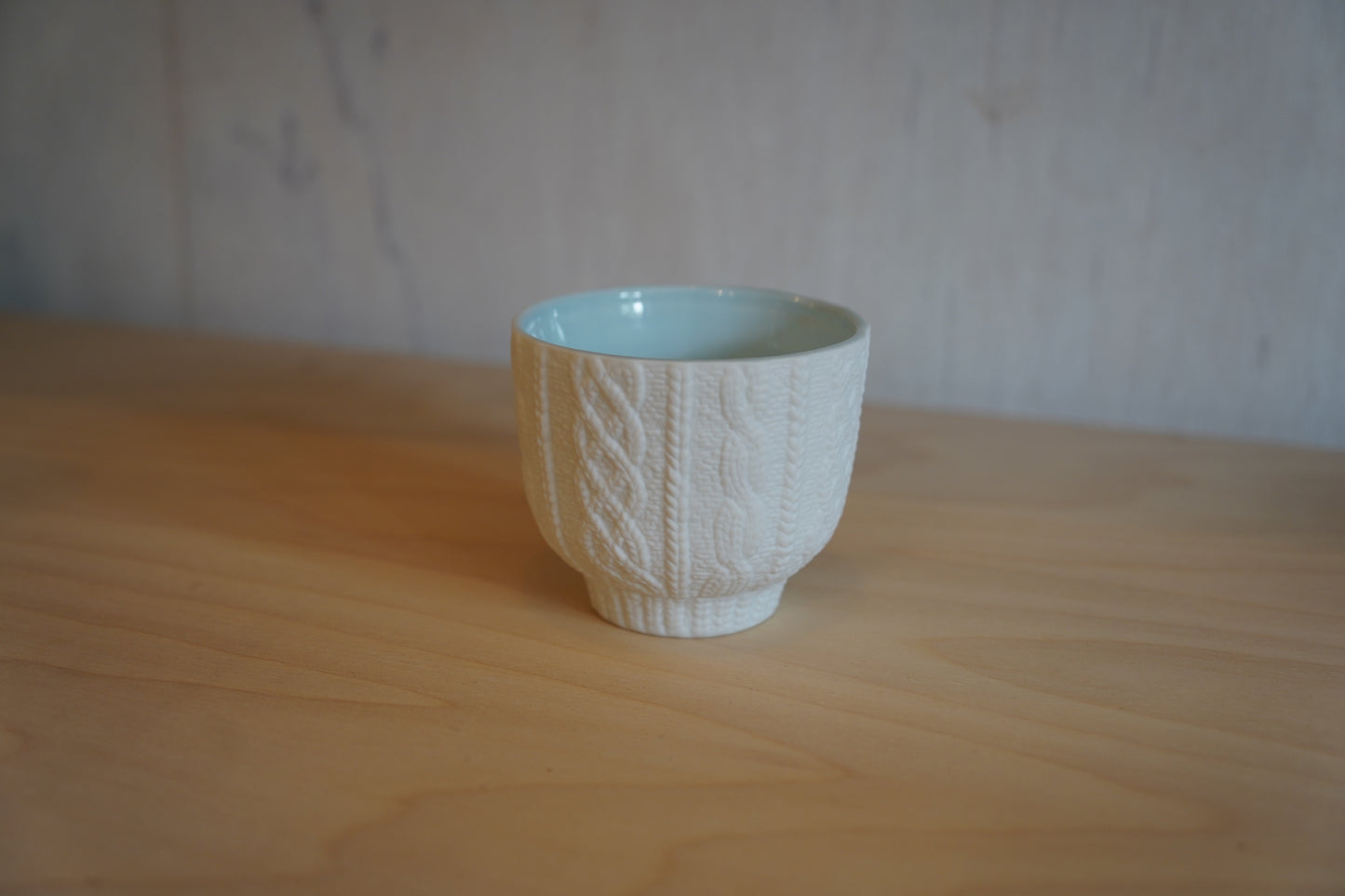 M.M.Yoshihashi | Trace Face cup　Knit wear