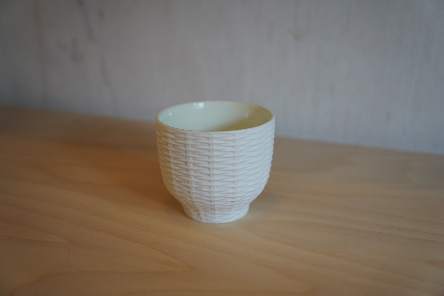 M.M.Yoshihashi | Trace Face cup　Rattan Basket