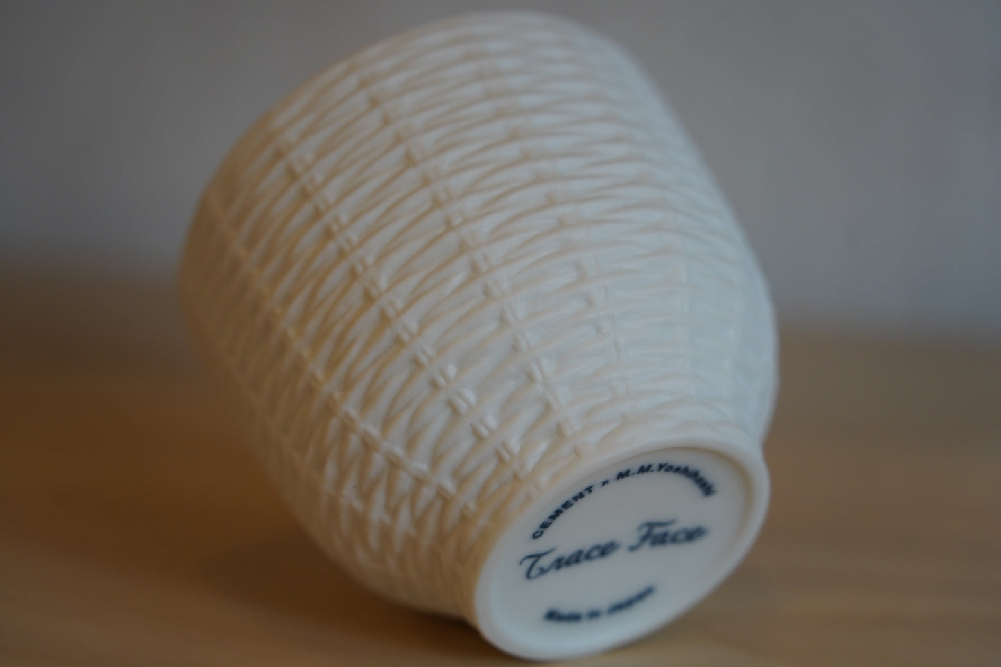 M.M.Yoshihashi | Trace Face cup　Rattan Basket