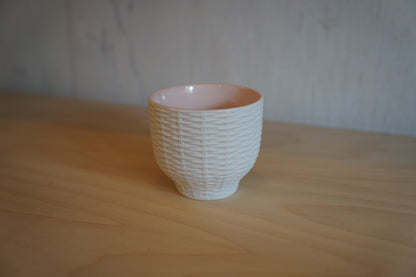M.M.Yoshihashi | Trace Face cup　Rattan Basket