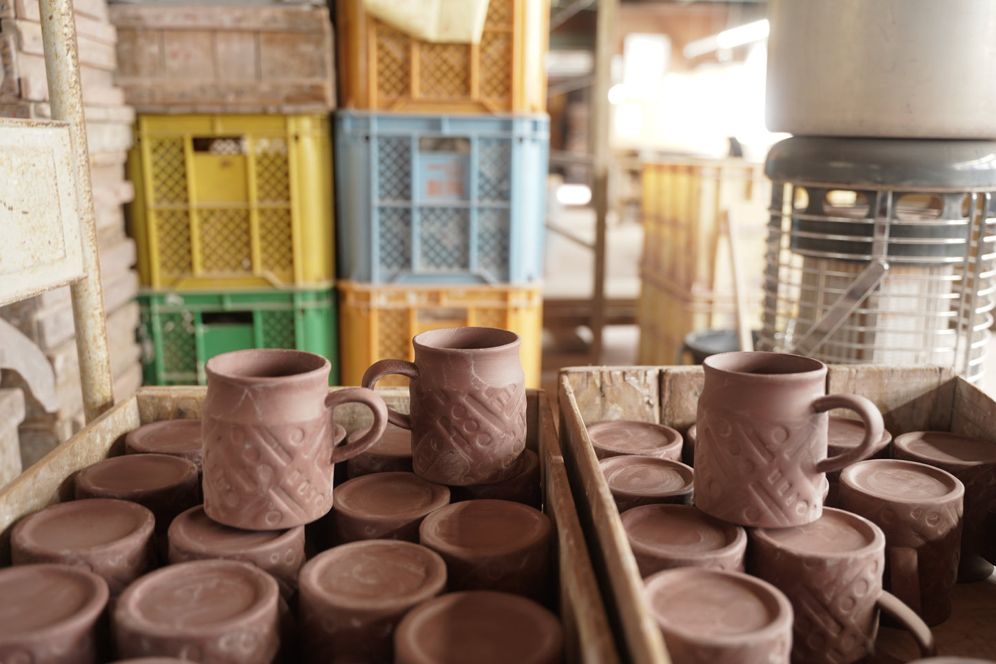 かしわ窯｜窯垣の小径シリーズ マグカップ（L）